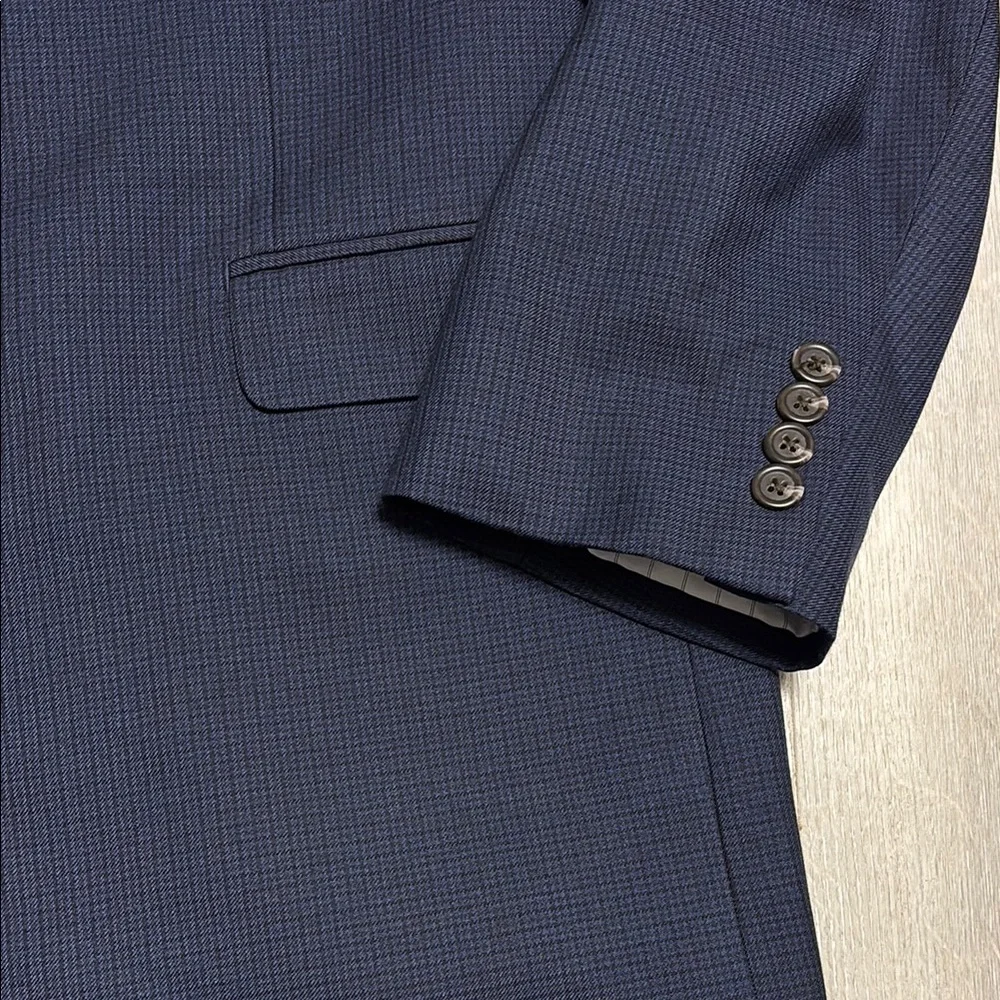 🔥BUNDLESALE Mens 46L Chaps Blue Sport Coat Suit Jacket Tailored Fit